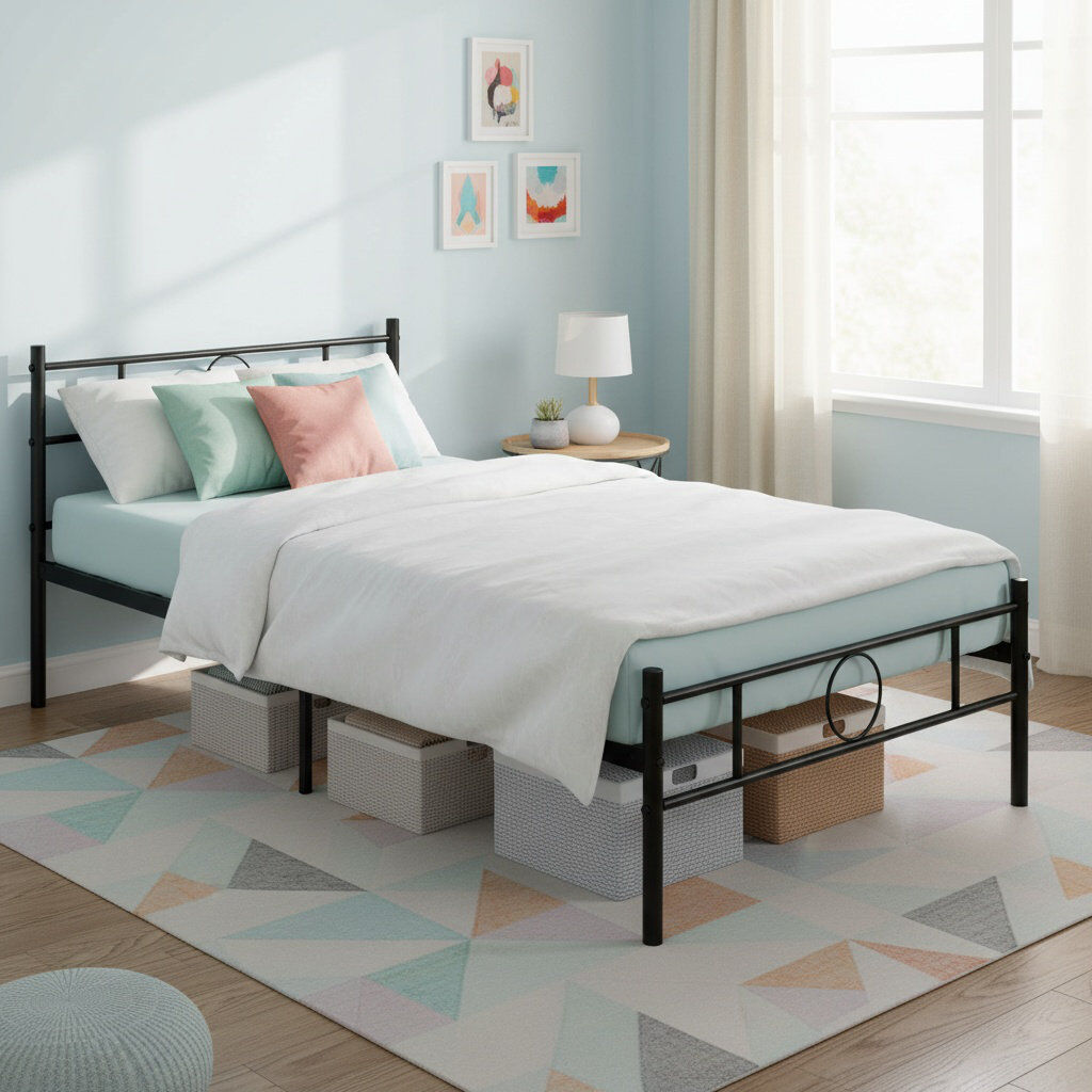 Norden Home Metal Bed Black Single (3')