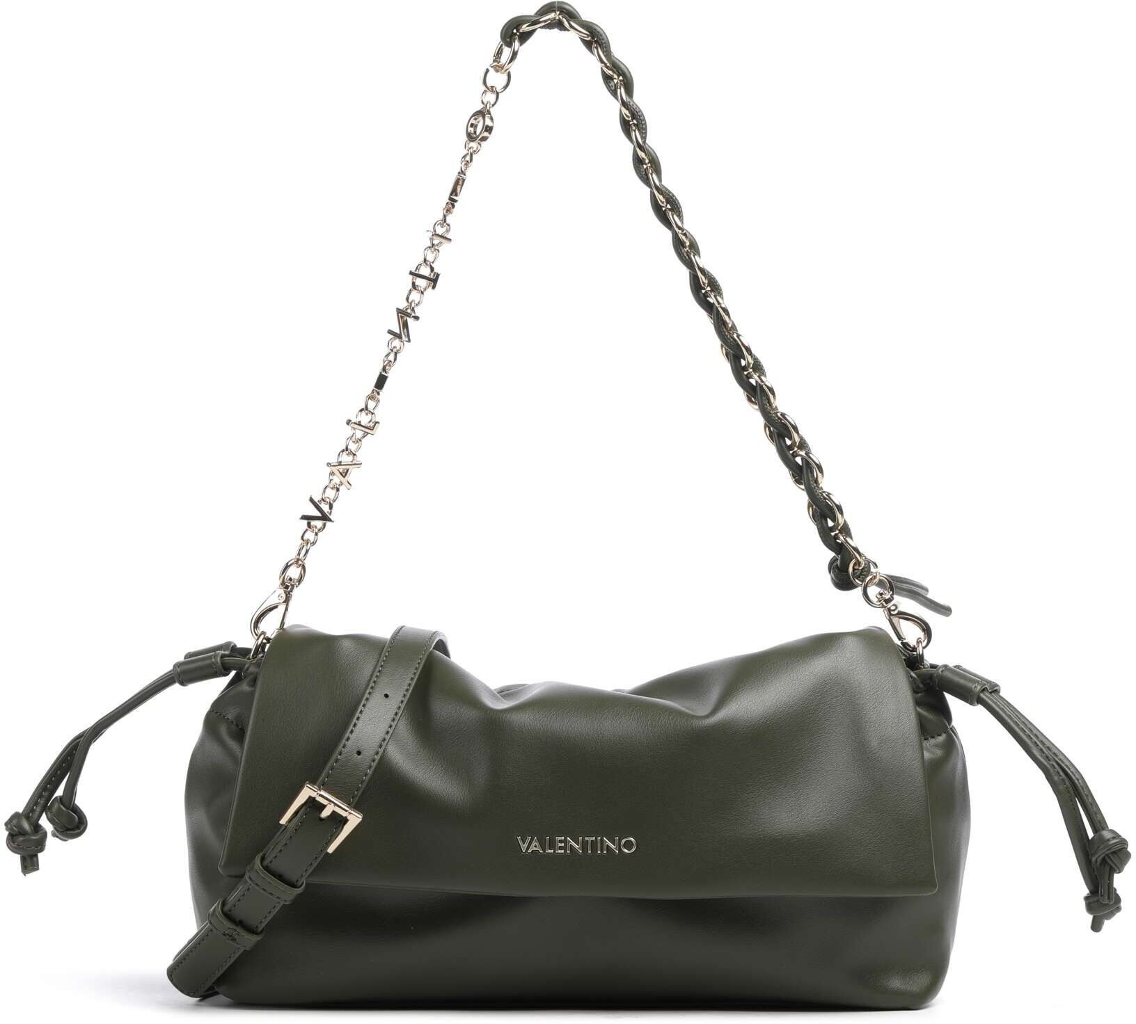 Valentino Bags Robby Bucket Handtasche aus Leder, oliv
