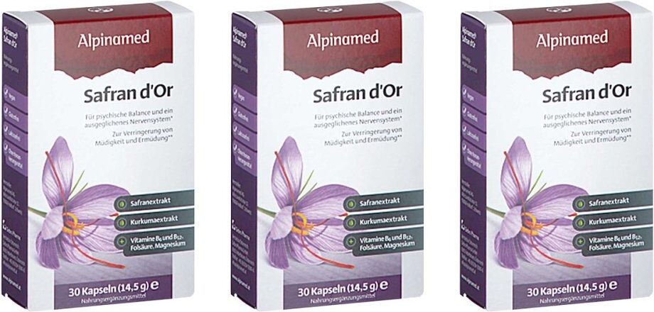 Alpinamed Safran d'Or Kapseln 3x30stk