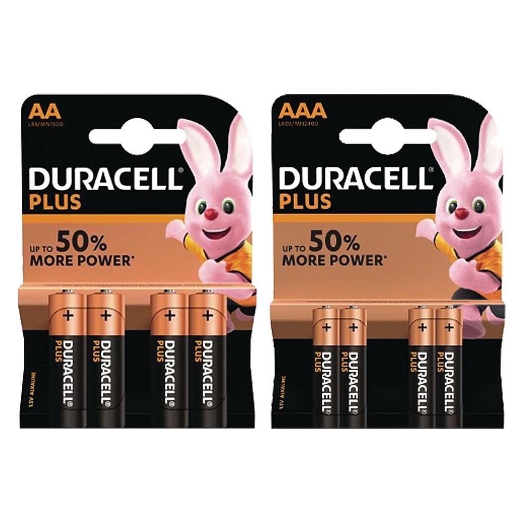 Duracell Duo 8 Pack AA + AAA (8 Stk., AAA) (BUN0154A)