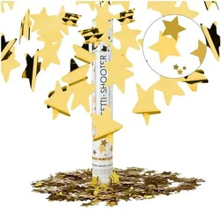 relaxdays Party Popper »Sterne« Gold 40 cm gold
