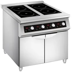 KBS Gastrotechnik Induktionsherd 4 Kochzonen 4x 5KW