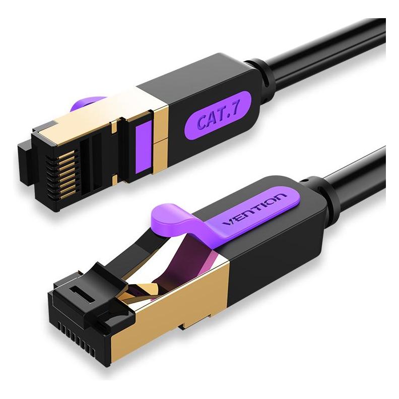 Vention Category 7 SFTP Network Cable ICDBD 0.5m Black (S/FTP, CAT7, 0.50 m) (ICDBD)