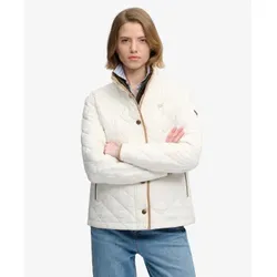 Superdry für Damen. W5012040A Gefütterte Jacke ?Estate Country? in gebrochenem Weiß (XS), Lässig, Polyester
