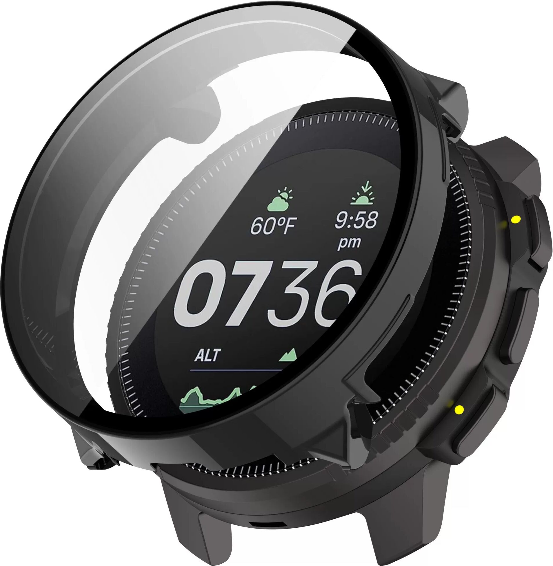 INF Hülle mit integriertem Displayschutz Suunto Vertical Schwarz