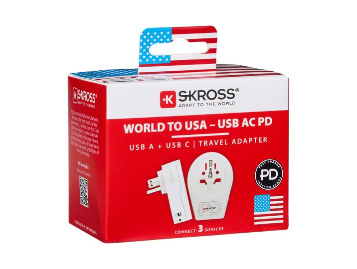 Skross World to USA USB C20Pd