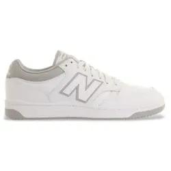 New Balance für Herren. BB480LV1 Leder Turnschuhe 480 weiß (38), Wohnung, Schnürsenkel, Lässig