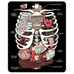 Crit Stones Anatomy of the DM Sticker