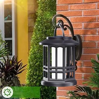 Outdoor Solar Garden Lights Outdoor Upgraded Flashing Flame Solar Lantern, IP65 Waterproof Wall Lamp, Garden Landscape Light, Garden Decor Outdoor Upgraded Flashing Flame Solar Lantern, IP65 Waterproof Wall Lamp, Garden Landscape Light, Garden Decor