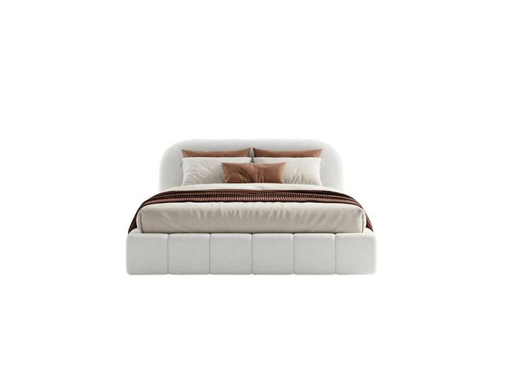 Fedve Polsterbett Yazoo 200x200 cm, Weiß, 200x200 cm, Schlafzimmer, Betten
