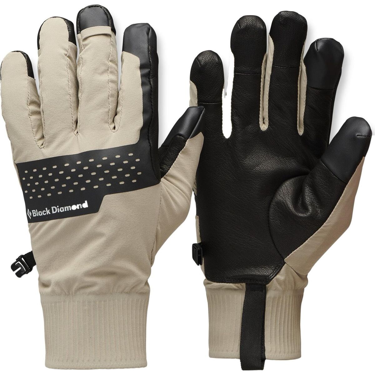 Black Diamond Alpine Softshell Gloves moonstone (2018) MED BD8017432018MED1