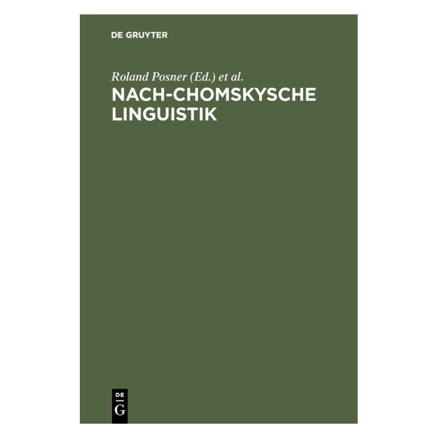 De Gruyter Nach-Chomskysche Linguistik (67761055)