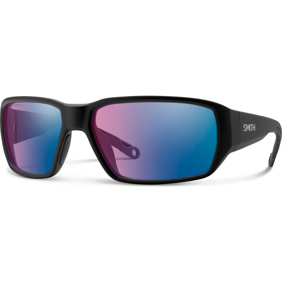 Smith Hookset matte black chromapop glass polarchromic rose blue mirror (003-627V) 206768003627V