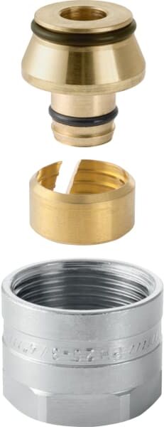 Geberit raccord à vis 650534222 Ø 16 x G 3/4, à Eurocône, laiton