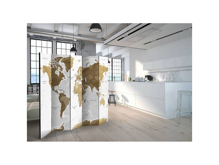 Paravent White Oceans Polaire Marron 225 x 172 x 3cm