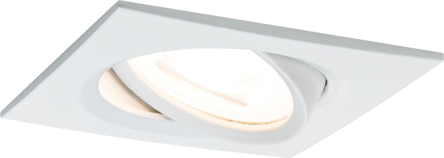 Paulmann LED Inbouwlamp Nova, vierkant, 1x6W, wit mat