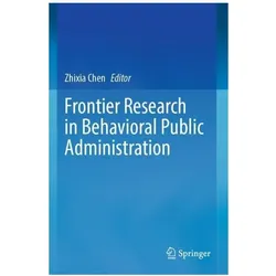 Frontier Research in Behavioral Public Administration, Fachbücher