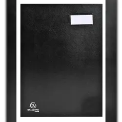 Exacompta 24181E Unterschriftenmappe Direktion, 18 Fächer, 24x32cm - Schwarz