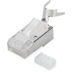 Digitus Modularstecker für Rundkabel, CAT 6A, geschirmt, Pass through Stecker