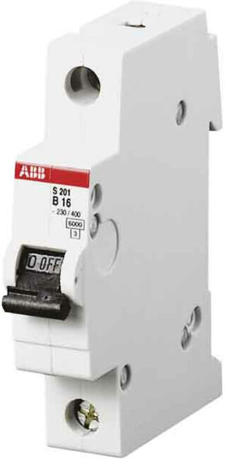 ABB Stotz S&J; Disjoncteur 10kA 10A B 1p S201M-B10 (2CDS271001R0105)
