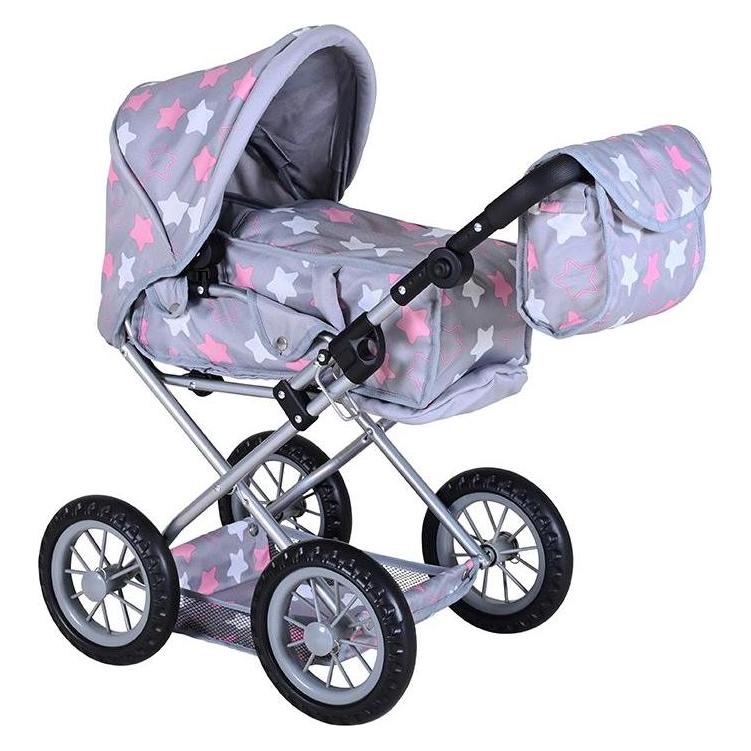 Knorrtoys Puppenwagen Ruby - "star grey pink" (63144)