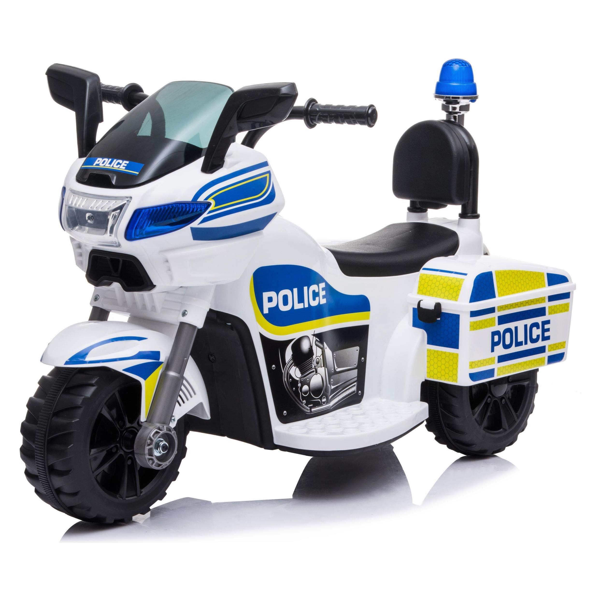 Children's electric motorcycle Police, blue/white (63927935)