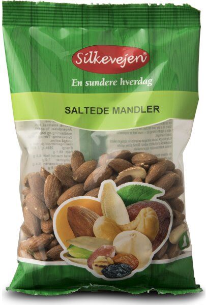 Silkevejen Mandler Saltede & Ristede, 200 G