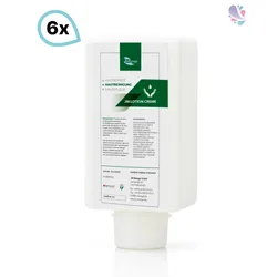 Lotion Cremeseife SET, Qualitäts- Handreinigungsseife, Flüssigseife dermatologisch getestet, 6x Vakuumflasche 2.000ml je SET