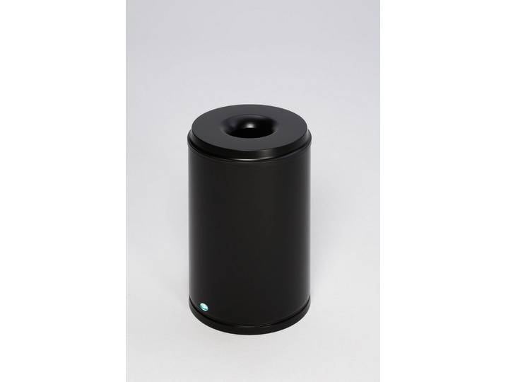 PROREGAL® Papierkorb Selbstlöschender Papierkorb 50L 53x37x37cm Schwarz