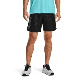 UNDER ARMOUR Herren Shorts Woven Emboss Shorts, Größe S in Schwarz 001