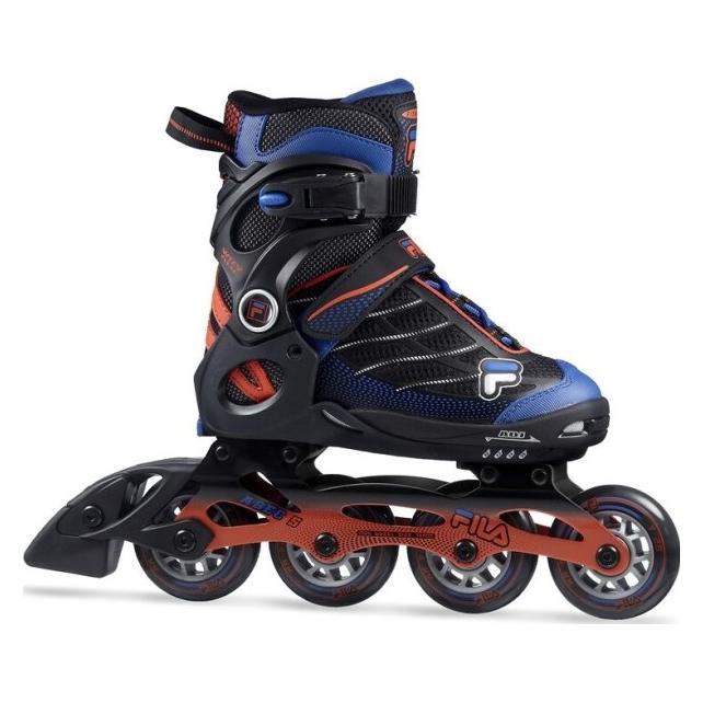 FILA SKATES Rolki WIZY black/salmon M 32-35 (32, 33, 34, 35) (010622180350)