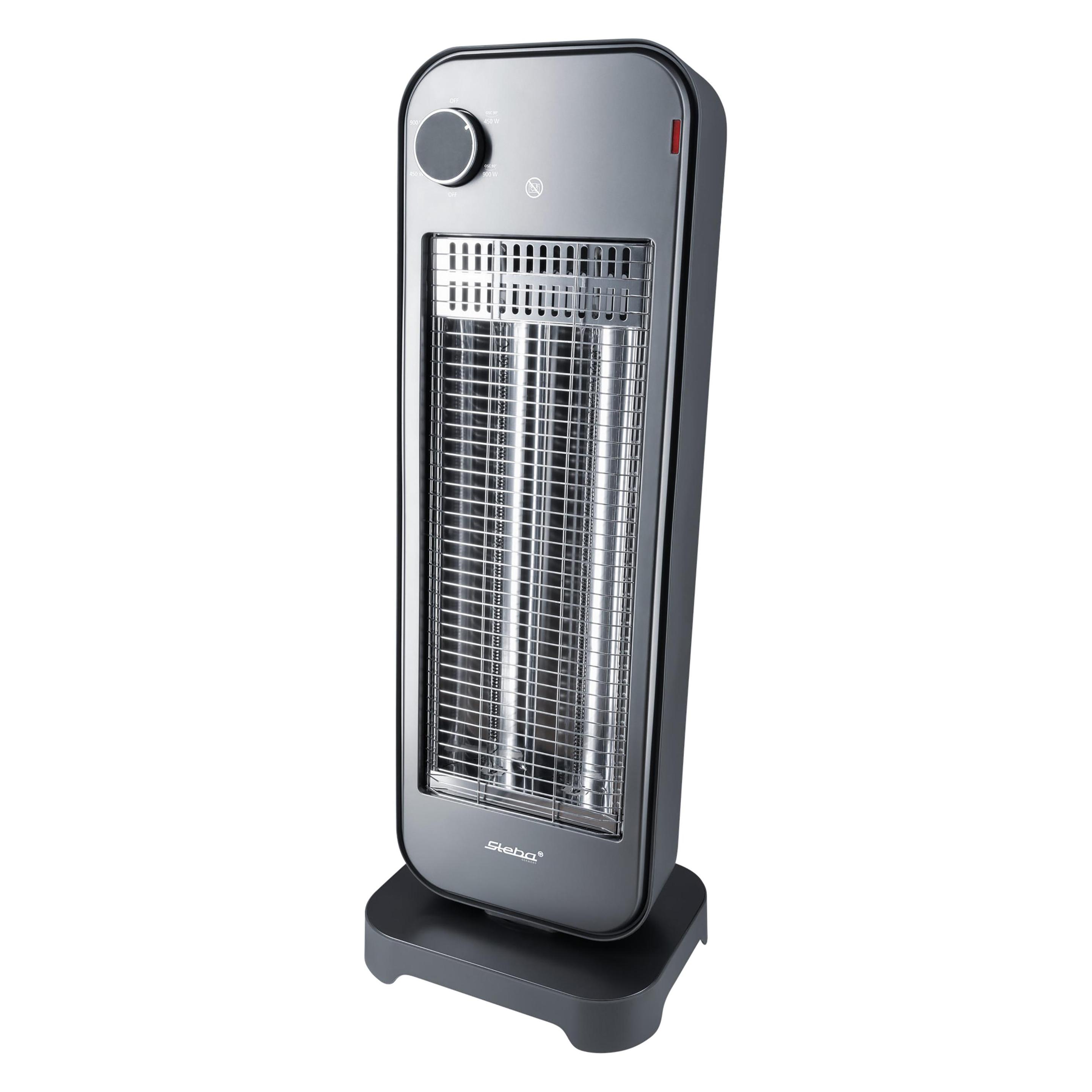 Steba CH 2 ECO Carbon-Heizstrahler Oszilierend 90° 2 Stufen grau (900 W) (393200)