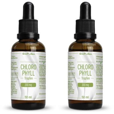 Chlorophyll 200 mg Tropfen 2x 2x50 ml zum Einnehmen