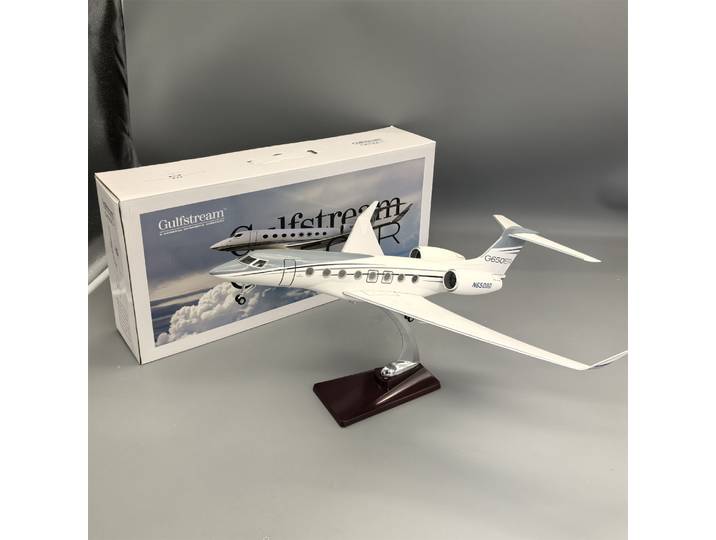 Échelle 1/50 G650ER avions modèle résine G650 Gulfstream modèle compagnies aériennes décor à la maison avion à collectionner Souvenir avion cadeau