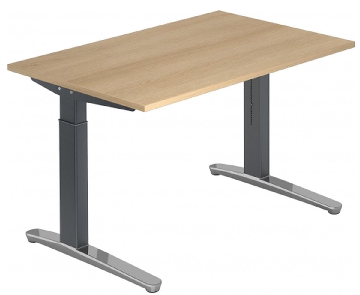 HJH Office Bureau Xtra XB 12 GC Eik Hoogteverstelbaar