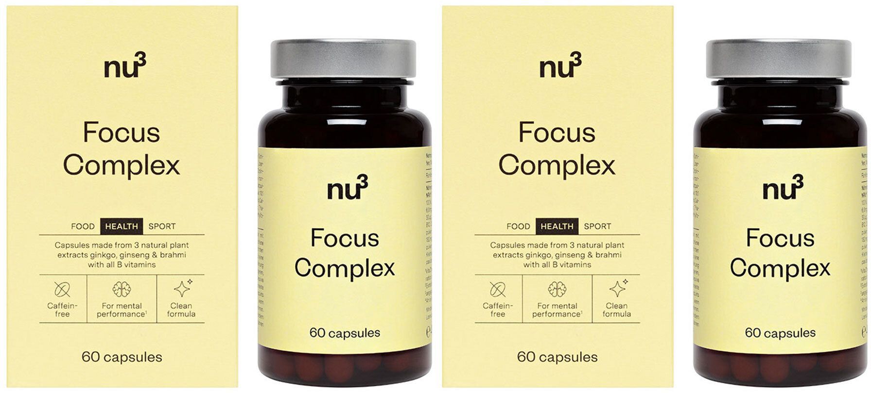 nu3 Focus Complex x2 2x60 St Kapseln
