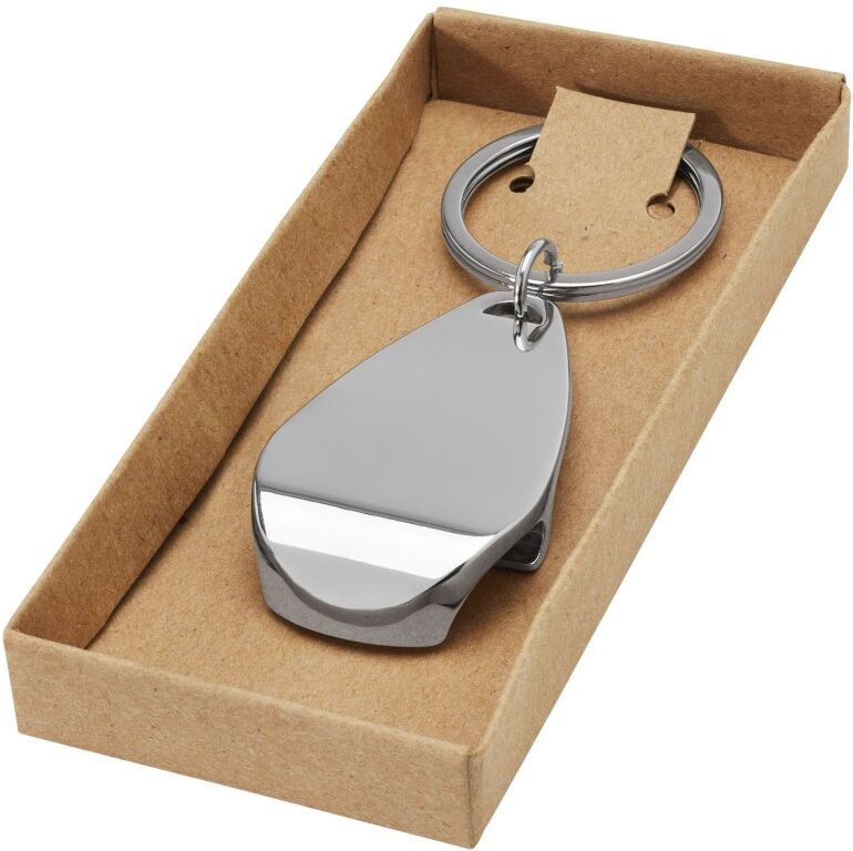 Porte-clés ouvre-bouteille Argent
