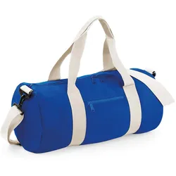 BagBase Runde Sporttasche Sport- und Reisetasche BG140 bright royal/off white 50 x 25 x 25 cm
