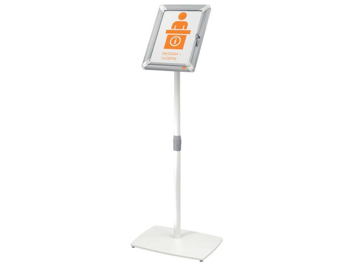 Nobo Présentoir sur pied A4 verrouillable Premium Plus