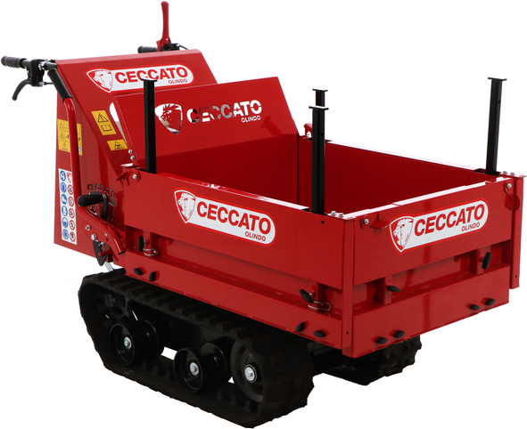 Ceccato Olindo Ceccato Cingolone - Motocarriola cingolata cassone estensibile 350Kg