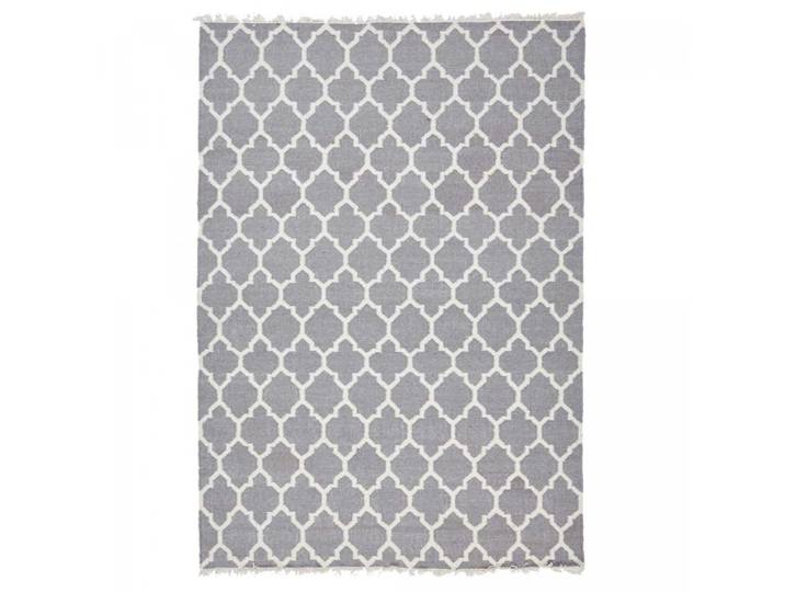 Tapis kilim 110x160 laine gris