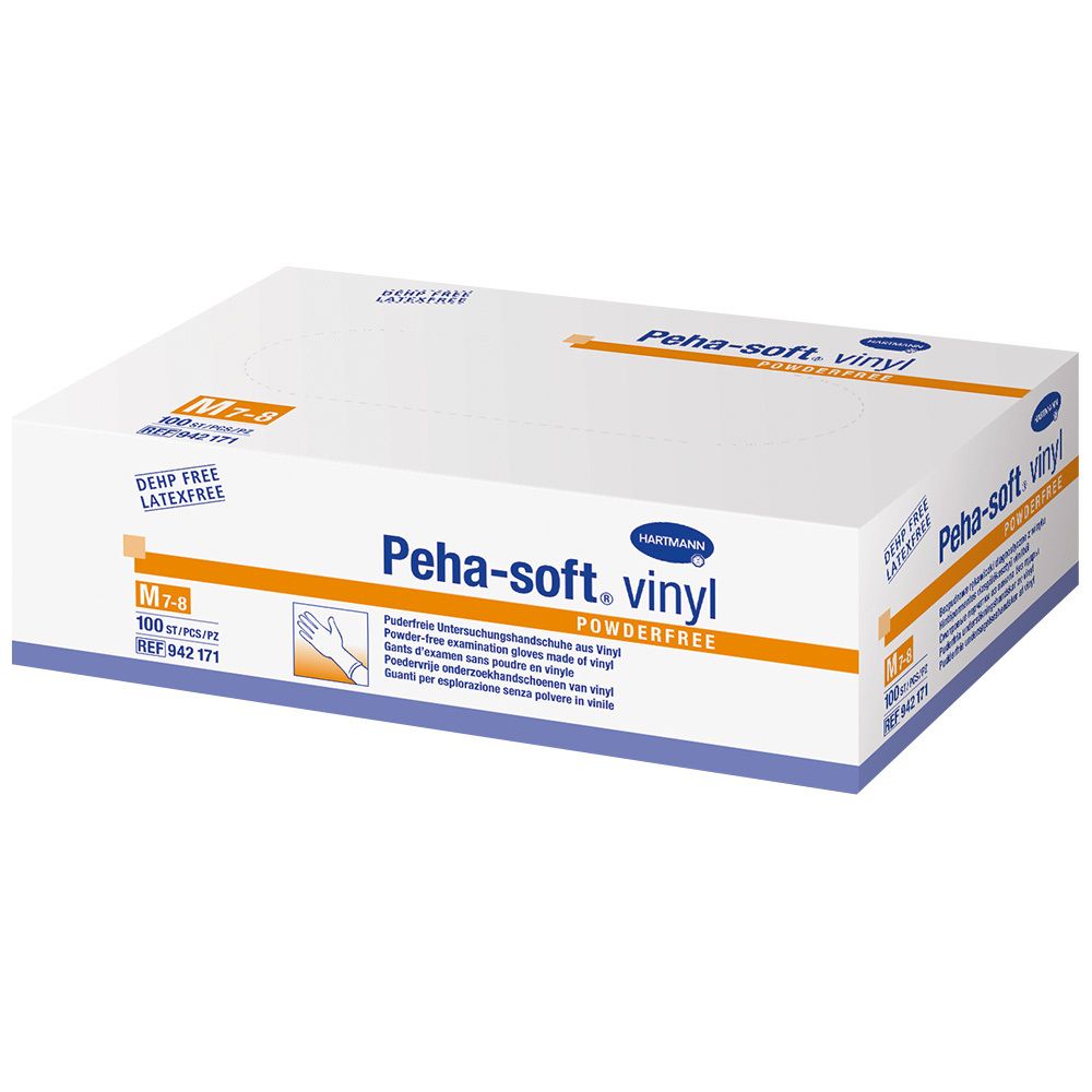 Peha-Soft Vinyl Unt.Handschuhe unste.puderfrei M 100 St Handschuhe
