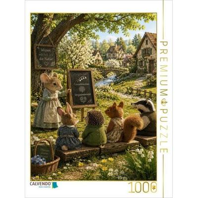 CALVENDO Puzzle Die Schule der Natur | 1000 Teile Lege-Größe 64 × 48 cm Foto-Puzzle für glückliche Stunden