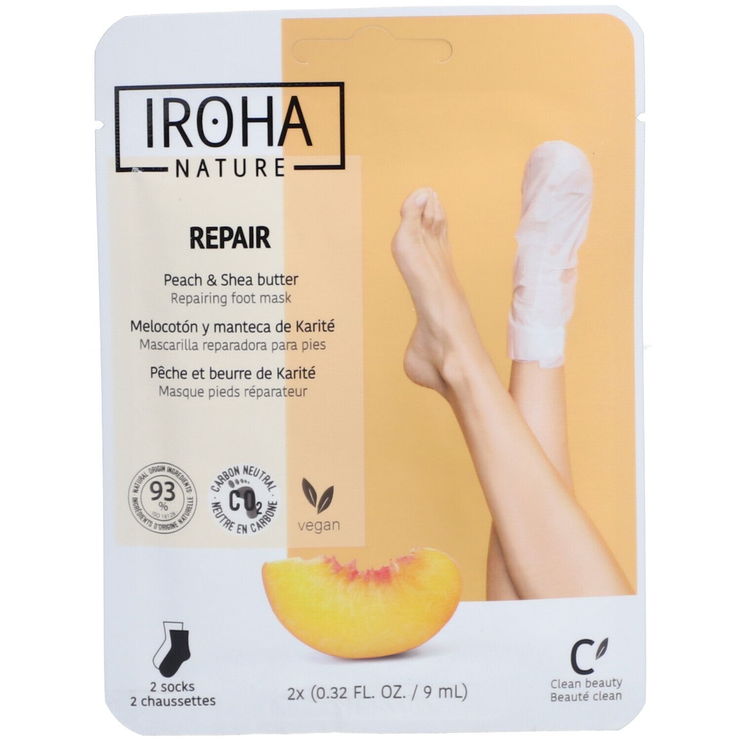 Iroha Masq Chauss Repar Pied 2X9Ml 18 ml Maske