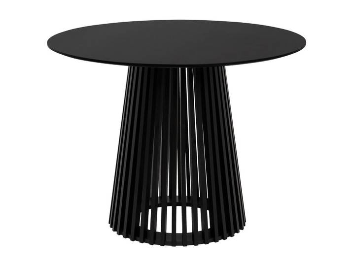P & B Esstisch, Schwarz, rund, konisch, Säule, Sockel, 100x75x100 cm, Esszimmer, Tische, Esstische, Esstische rund