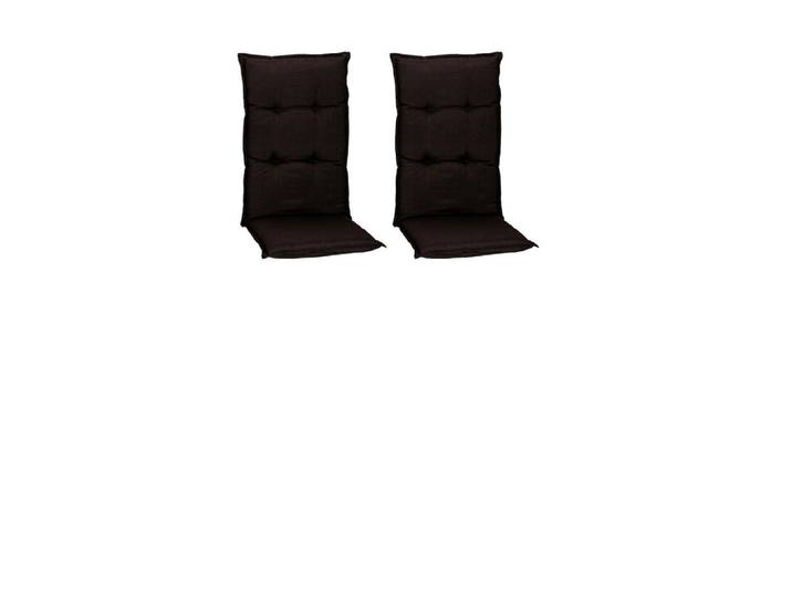 Gardenson Sesselauflage, Grau, Textil, Uni, Füllung: Fleece, Schaumstoff,Fleece, Schaumstoff, 46x8x118 cm, Handmade in Europe, pflegeleicht, bügelfrei, für den Aussenbereich geeignet, wetterfest, mittels Bändern zu befestigen, Gartenmöbel, Gartenkissen & Auflagen, Sesselauflage