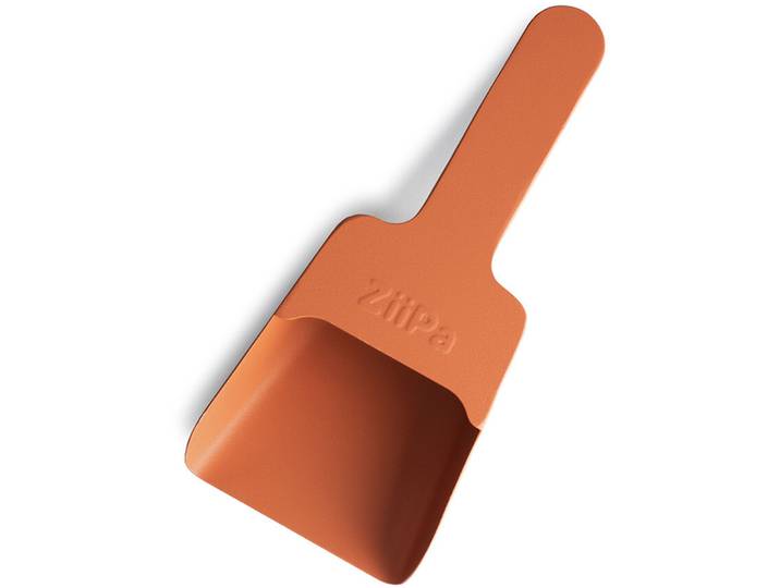 Pelletschaufel ZiiPa terracotta Stahl B 21.5 cm - Pelletschaufel