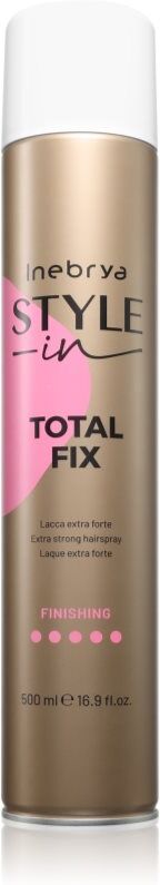 Inebrya Style-In Total Fix laque extra-forte pour cheveux 500 ml