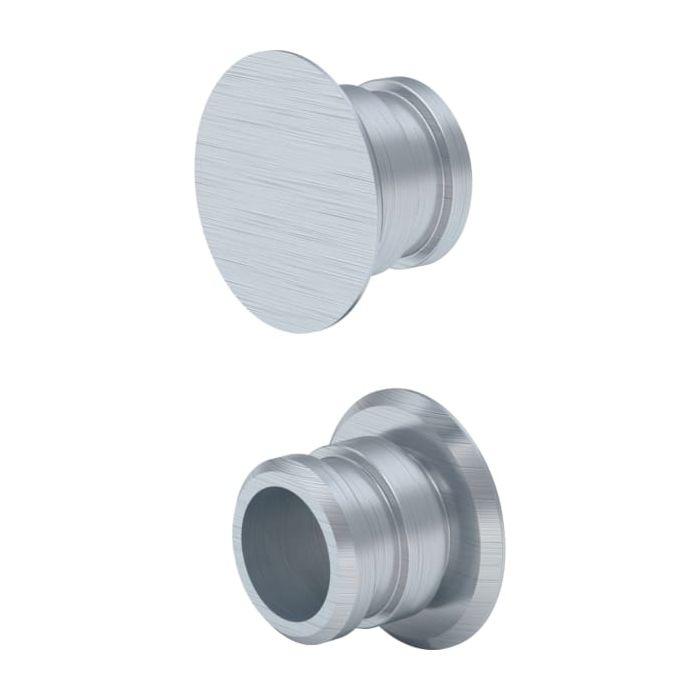 Geberit Fixierbolzen 131112TA1 für Seitenverkleidung, Set à 2 Stück, Aluminium gebürstet