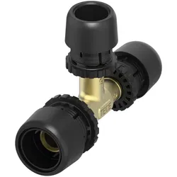 Tece logo-Ax T-Stück reduziert Dimension 25 x 16 x 25, Siliziumbronze, 8803006 8803006